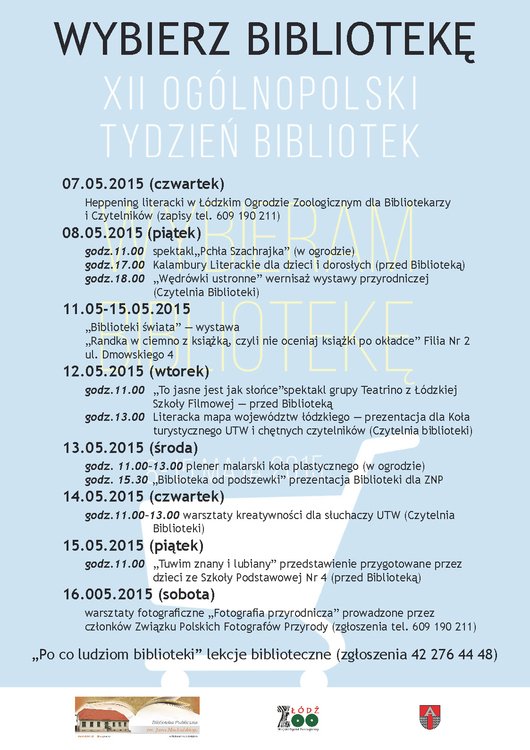 Tydzień Bibliotek w Aleksandrowie Łódzkim