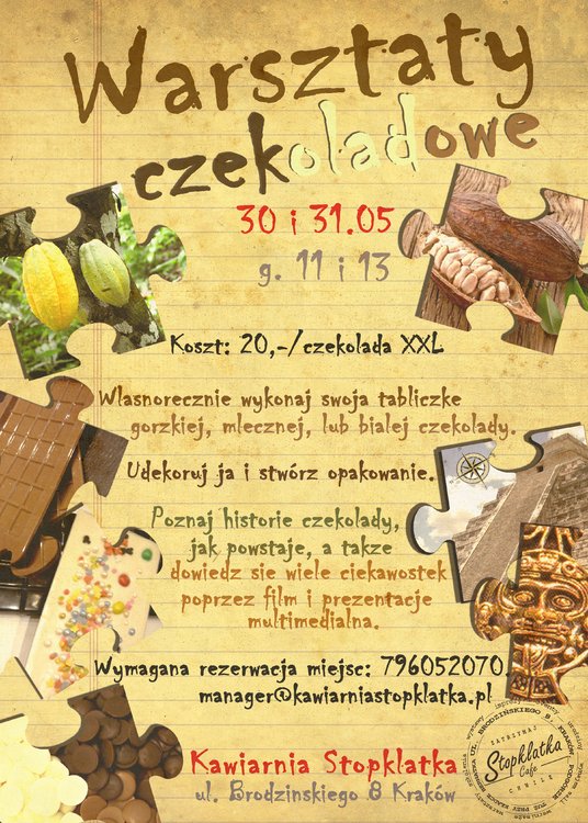 Warsztaty czekoladowe z okazji Dnia Dziecka z wyjątkową sesją zdjęciową!