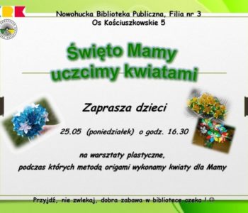 Święto Mamy uczcijmy kwiatami