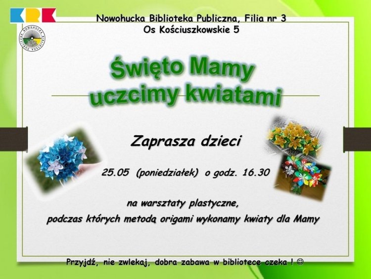 Święto Mamy uczcijmy kwiatami