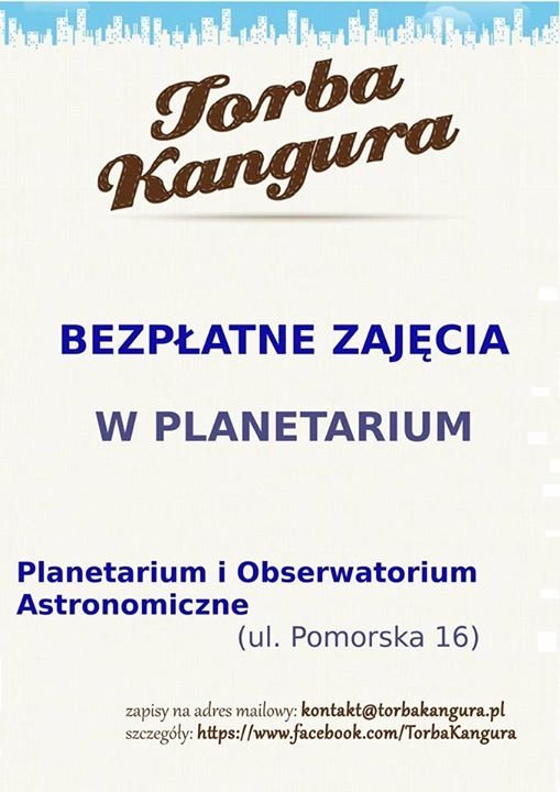 Bezpłatne zajęcia w łódzkim Planetarium