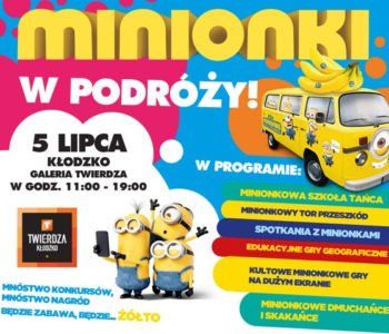 Minionki w podróży odwiedzają Galerię Twierdza w Kłodzku
