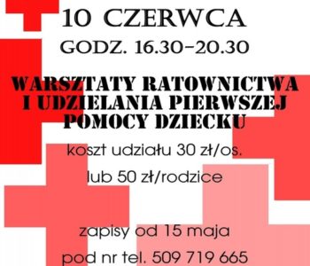 Warsztaty udzielania pierwszej pomocy dziecku