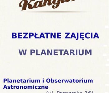 Bezpłatne zajęcia dla dzieci w Planetarium