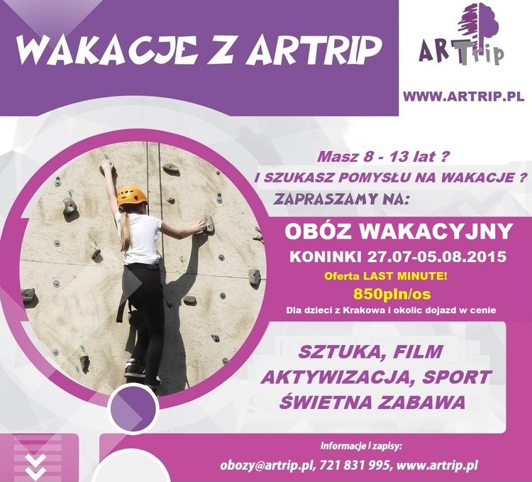 Oferta last minute – Wakacyjny obóz dla dzieci w Koninkach!