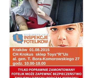 Ogólnopolskie Inspekcje Fotelików w Krakowie