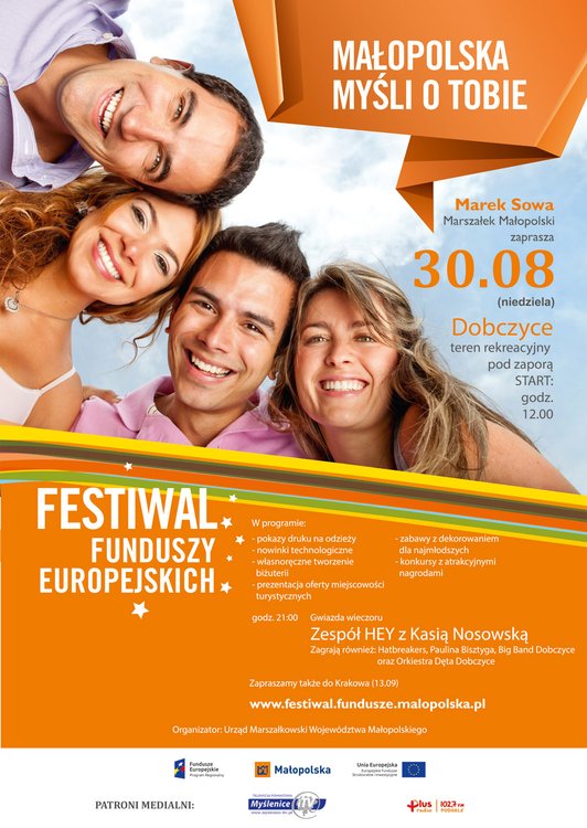 Dobczyce: rockowe brzmienia na Festiwalu Funduszy Europejskich