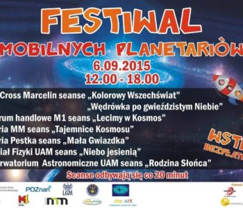 Festiwal Mobilnych Planetariów 6 września 2015