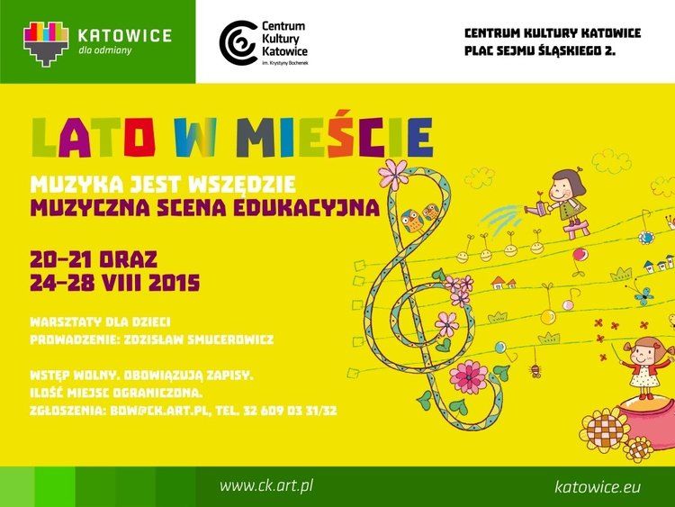 Letnie warsztaty dla dzieci i młodzieży: Muzyka jest wszędzie!