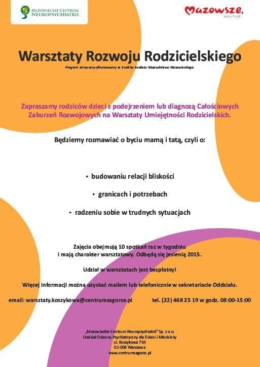 Warsztaty Rozwoju Rodzicielskiego