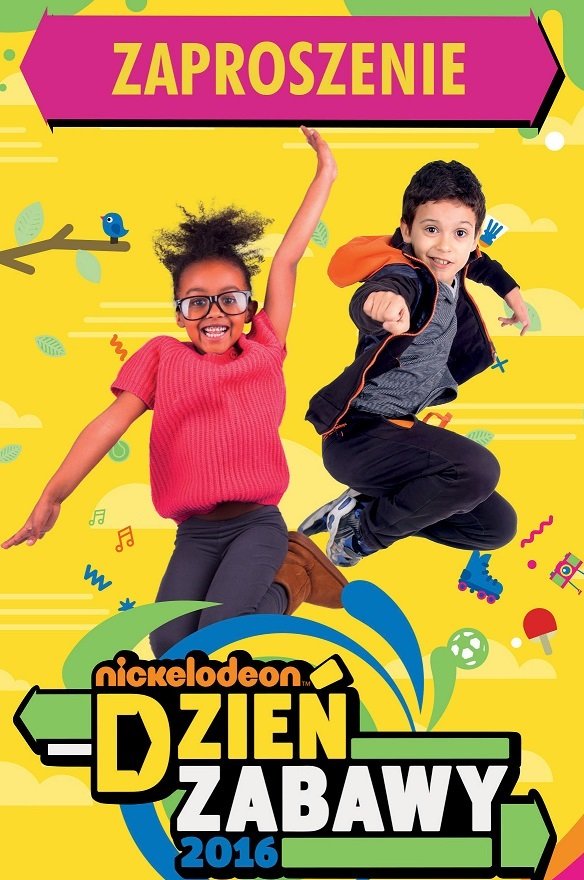 Zaproszenie na Dzień Zabawy z Nickelodeon_27 sierpnia - plakat