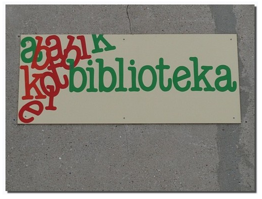 Miejska Biblioteka Publiczna Łódź-Polesie Filia nr 3 szyld