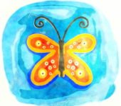 Bajka dla dzieci do czytania pióra motyla