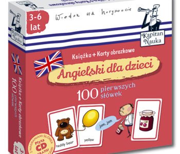 Angielski dla dzieci. Książka + karty obrazkowe