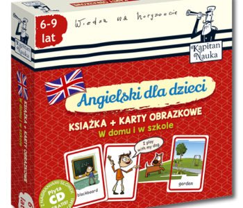 Angielski dla dzieci w domu i w szkole. Książka + karty obrazkowe