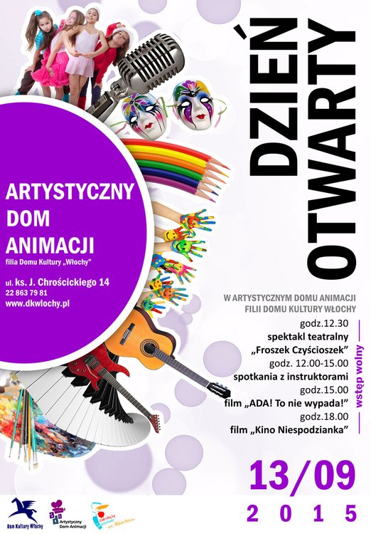 Dzień otwarty w Artystycznym Domu Animacji