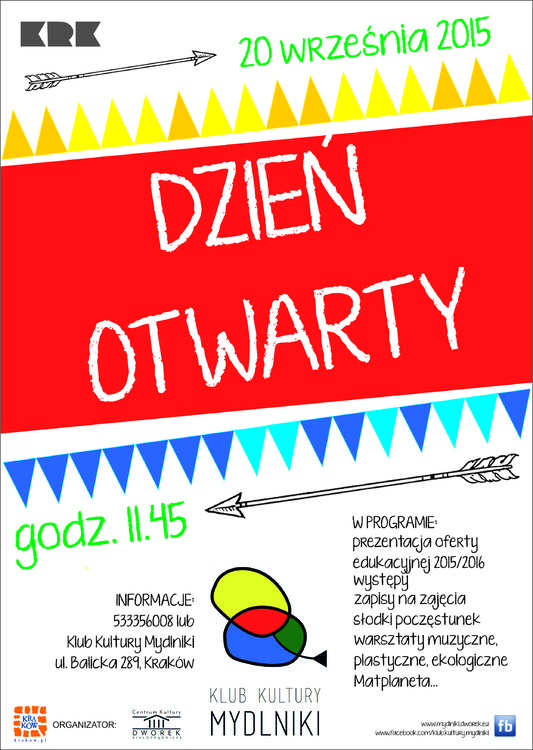 Dzień otwarty w Klubie Kultury Mydlniki