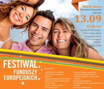 Festiwal Funduszy Europejskich – Małopolska myśli o Tobie