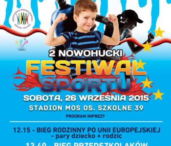 II Nowohucki Festiwal Sportu – Bieg przedszkolaka i bieg rodzinny