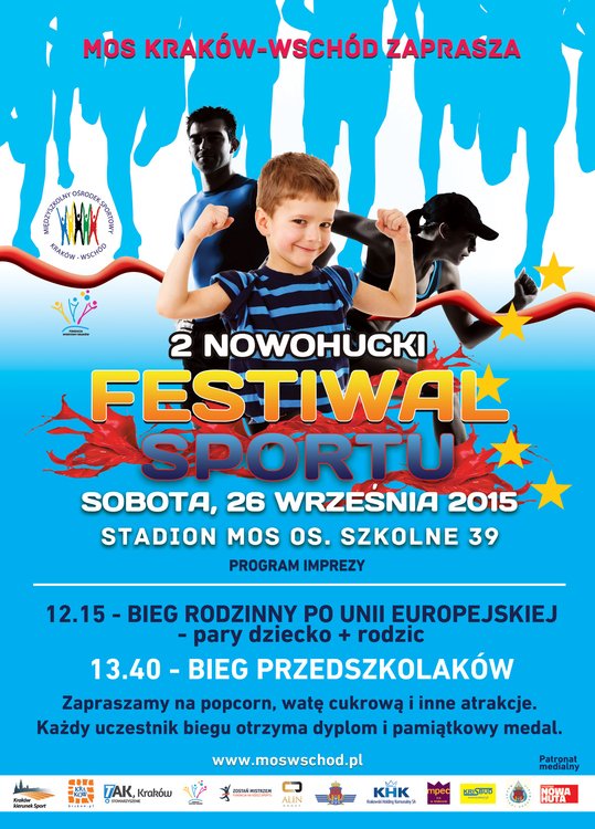 II Nowohucki Festiwal Sportu – Bieg przedszkolaka i bieg rodzinny