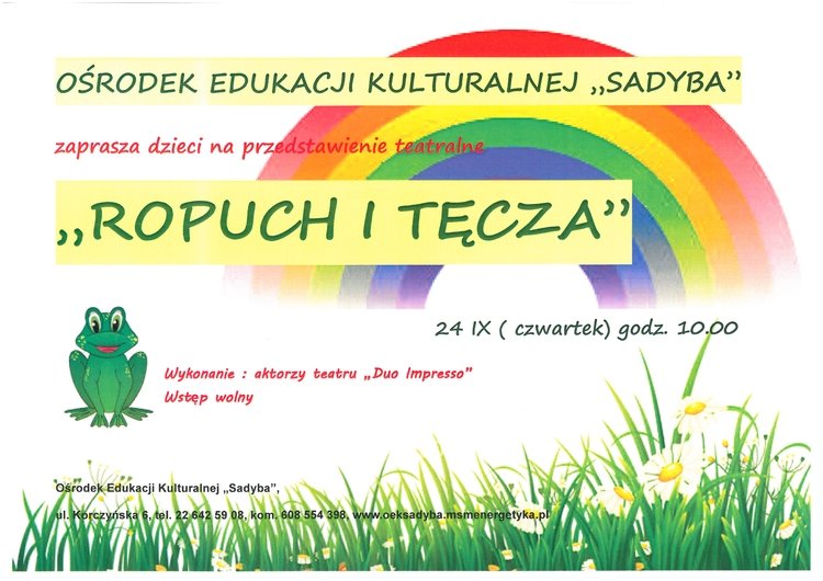 Ropuch i Tęcza