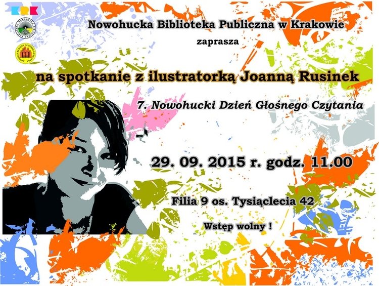 Spotkanie z ilustratorką Joanną Rusinek