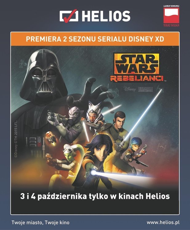 Star Wars Rebelianci w kinie Helios