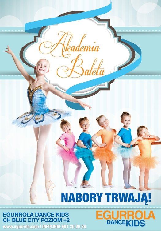 Trwają nabory do akademii baletu w Egurrola Dance Kids!