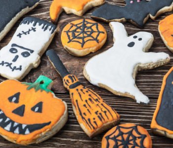Przepis na kruche ciasteczka na Halloween
