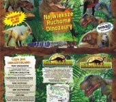 dinozaury w parku dinozatorland