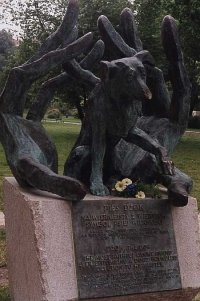 pomnik-psa-dzoka w Krakowie