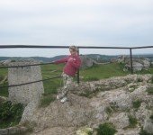 ruiny zamku w Olsztynie - wypad z dzieckiem