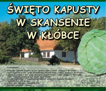 Święto kapusty w skansenie w Kłóbce