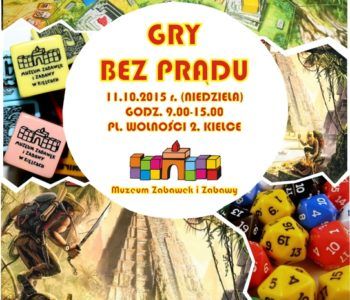 Gry bez prądu w niedzielę pod patronatem Tikal – Kielce