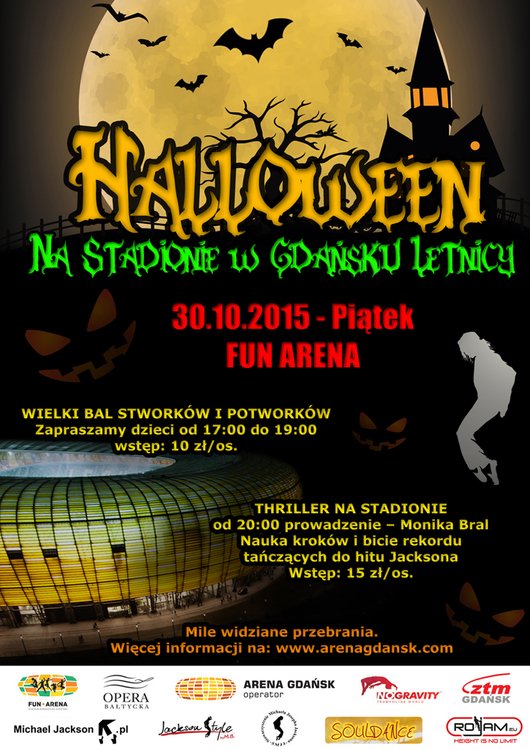 Halloween na Stadionie w Gdańsku Letnicy!