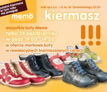 Kiermasz bucików Memo – ostatni w tym roku!