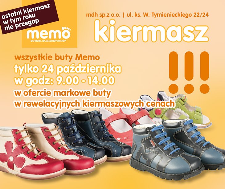 Kiermasz bucików Memo – ostatni w tym roku!