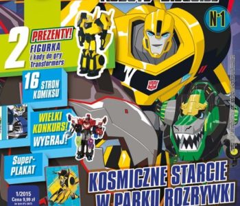 Magazyn Transformers Robots in Disguise z prezentami