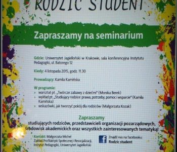 Seminarium Rodzic Student