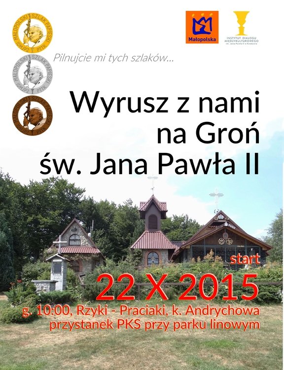 Wyrusz z dziećmi na Groń Św. Jana Pawła II – Rajd pieszy 22 X 2015