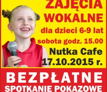 Zajęcia wokalne dla dzieci w wieku 6-9 lat