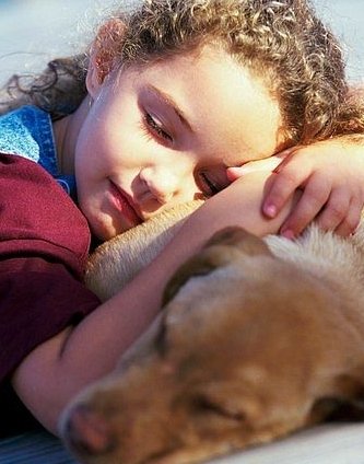 Dziewczynka i pies