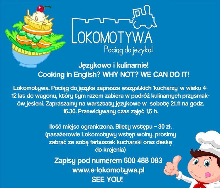 Cooking in English? Why not? We can do it!