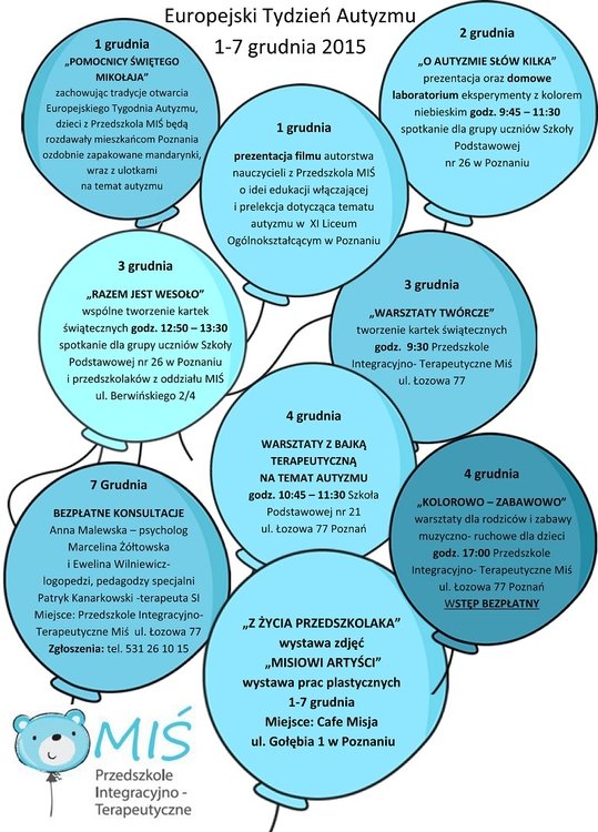 Europejski Tydzień Autyzmu w Poznaniu