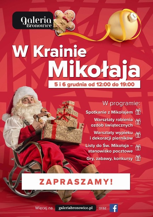 Kraina Mikołaja w Galerii Bronowice