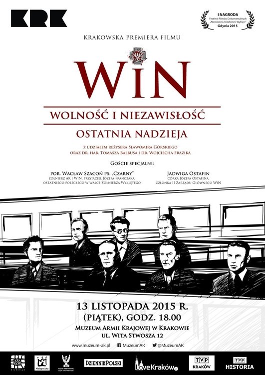 Krakowska premiera filmu Wolność i Niezawisłość. Ostatnia nadzieja