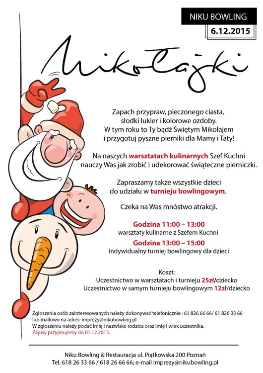 Mikołajki dla Dzieci w Poznaniu