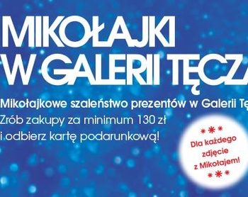 Mikołajkowe szaleństwo prezentów w Galerii Tęcza