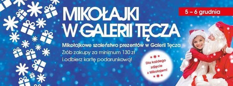 Mikołajkowe szaleństwo prezentów w Galerii Tęcza