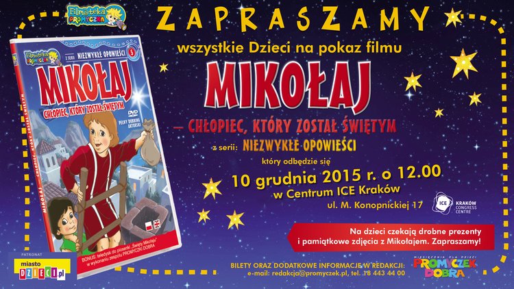 Pokaz filmu Mikołaj, chłopiec który został świętym